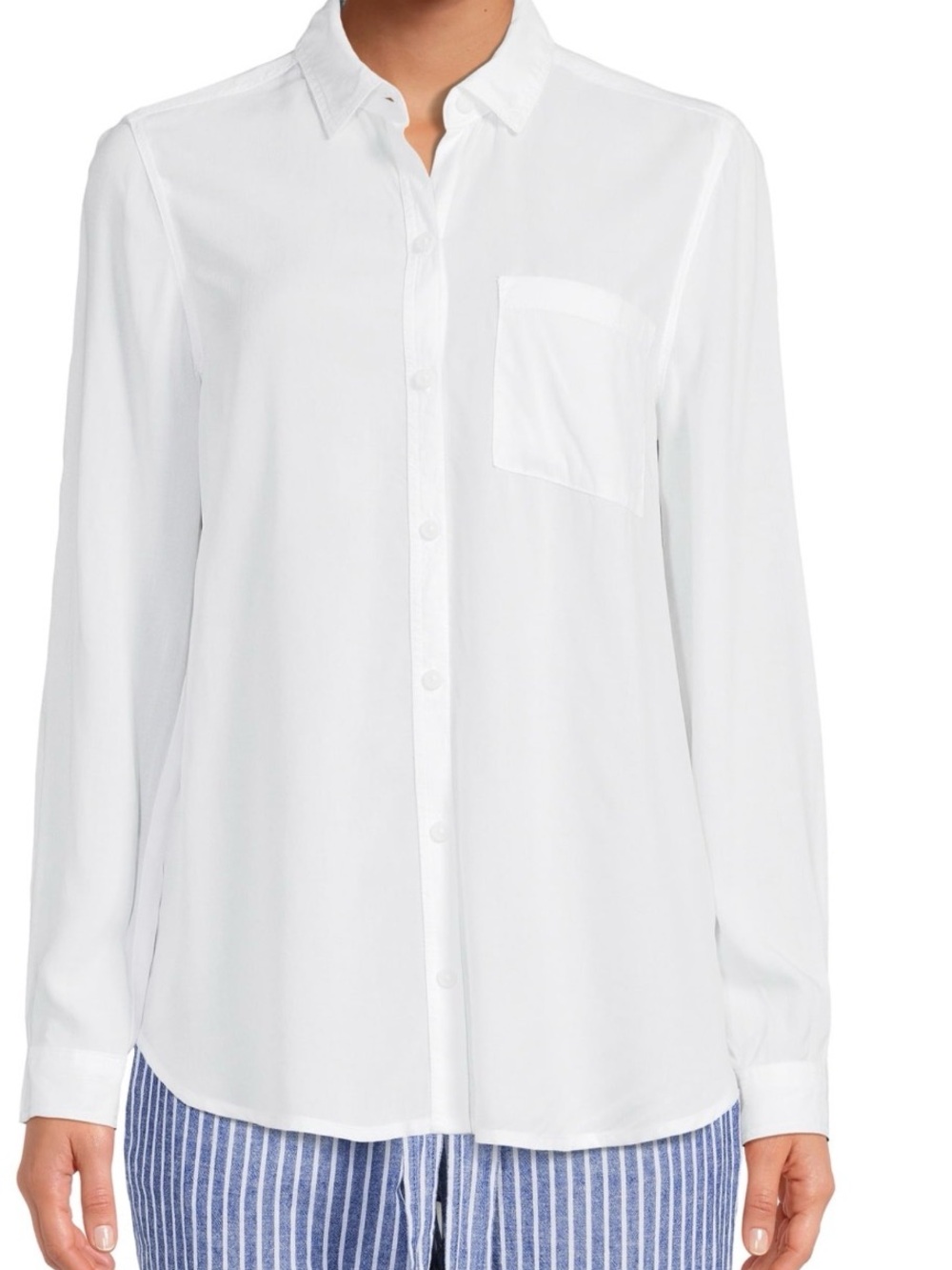 Classic White Button-Up